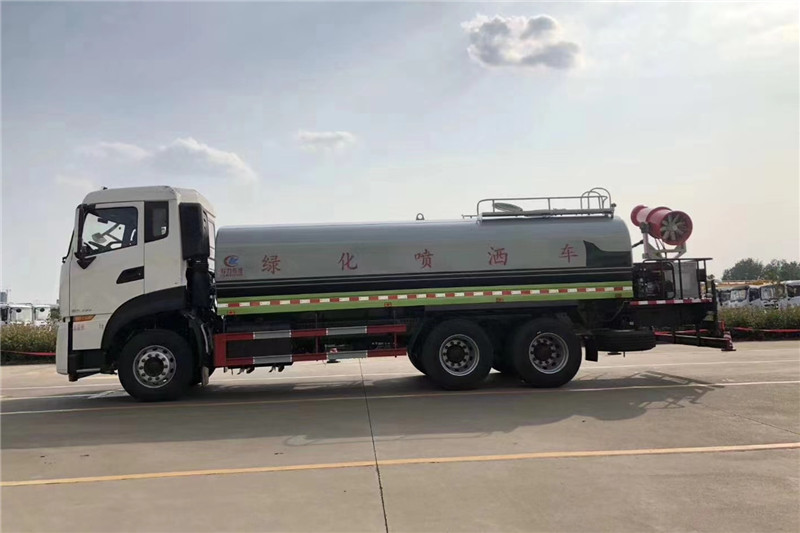 東風(fēng)天龍后八輪20噸噴霧車，國六綠化噴灑車